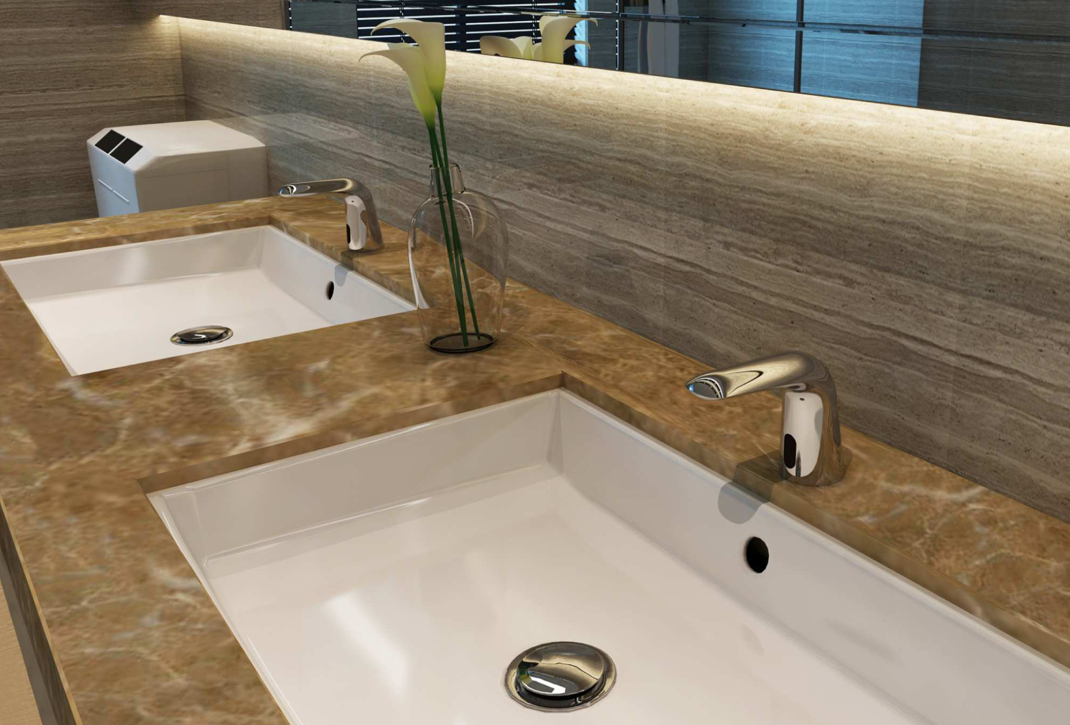 Vòi lavabo cảm ứng sensor